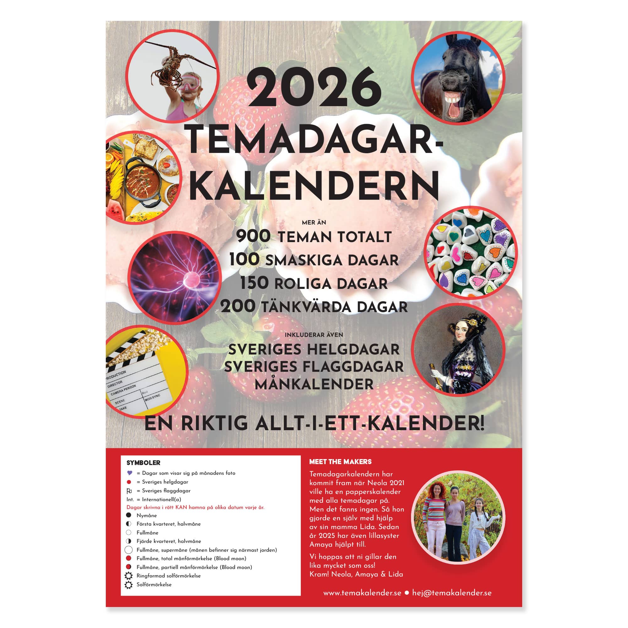 Temakalender 2026 Temadagarkalender 2026